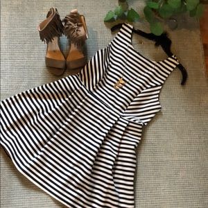 Forever 21 Navy Stripe Dress, Excellent condition